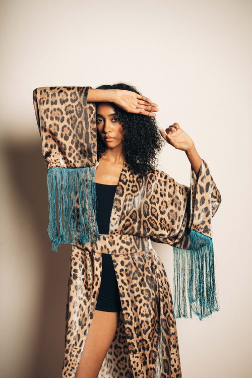 The Cheetah Kimono